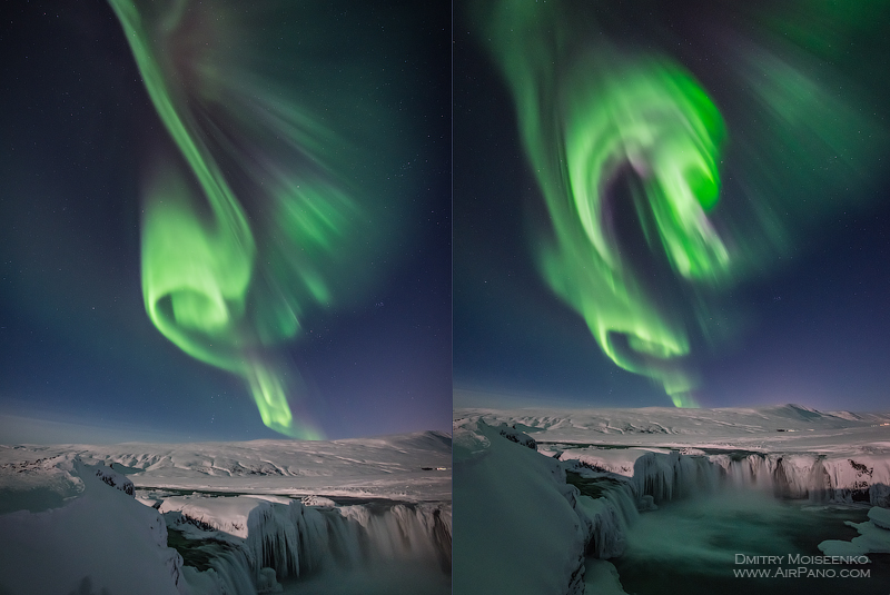 Polar lights in Iceland