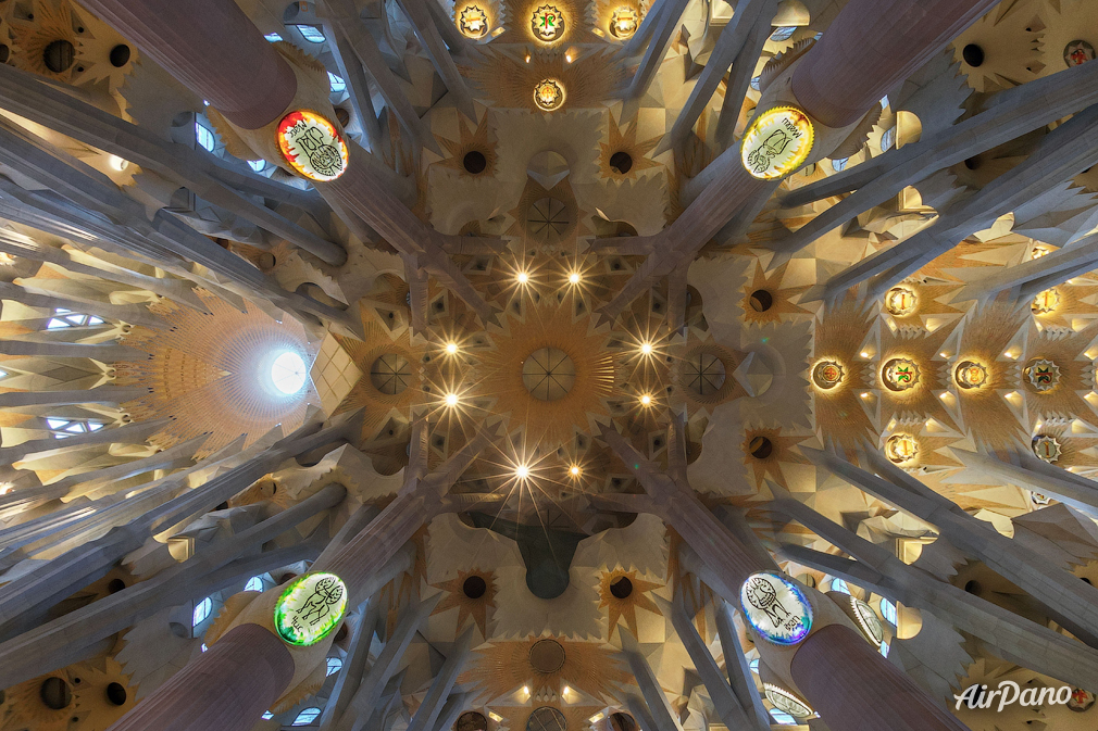 Interior of Sagrada Familia