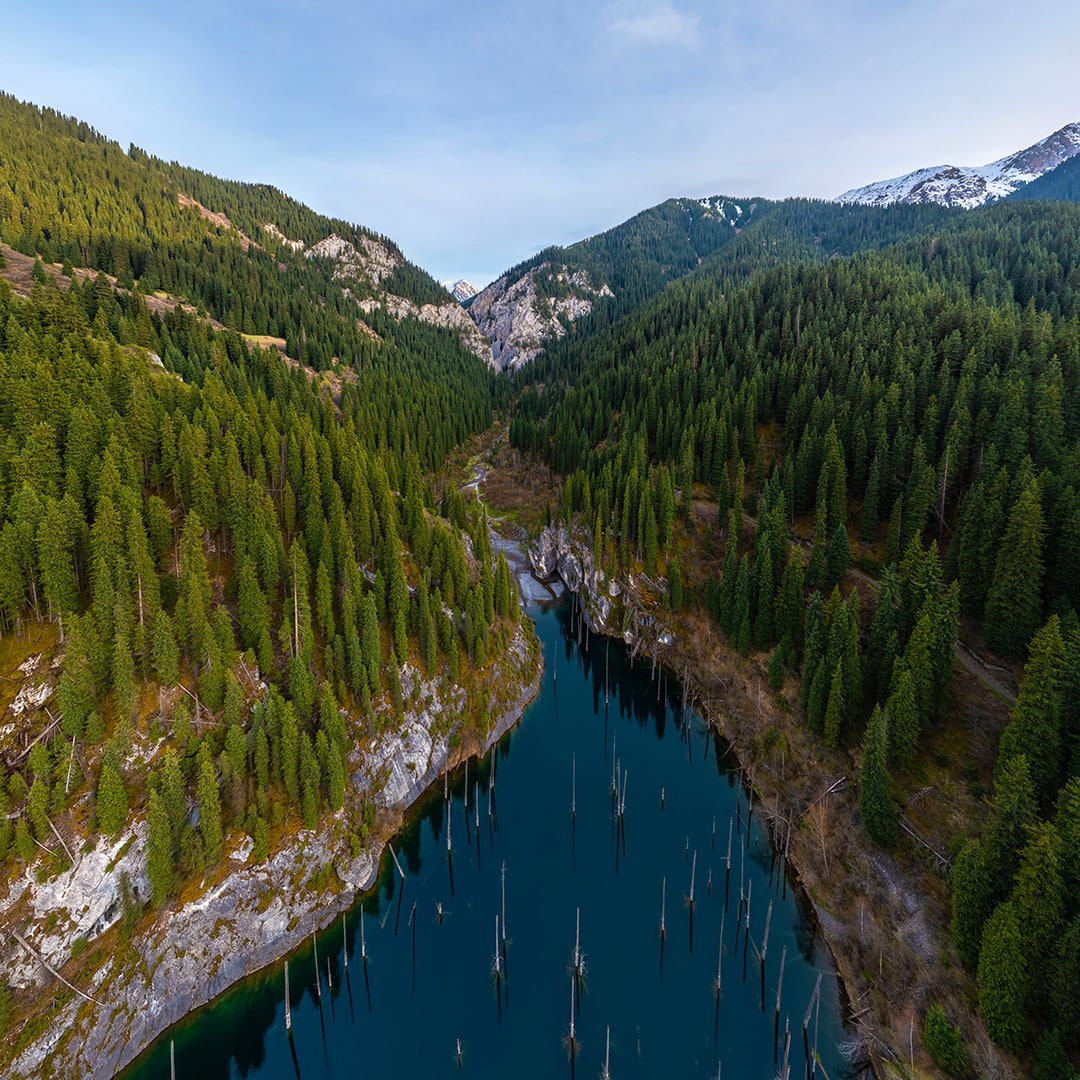Assy River Valley, Lakes Kaindy and Kolsay