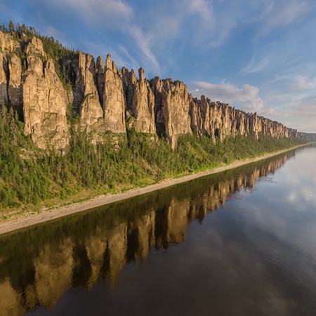 National park Lena Pillars