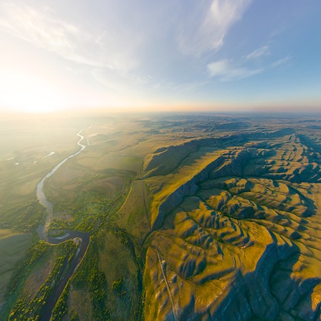 Orenburg Nature Reserve. Aytuarskaya Steppe. Russia