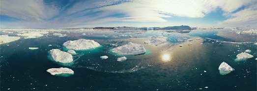 Icebergs of Greenland. Part VI