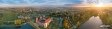 Mir Castle from above. Panorama
