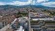 Bird's eye view of Quito