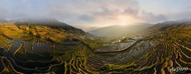 Samaba Terraces at dawn