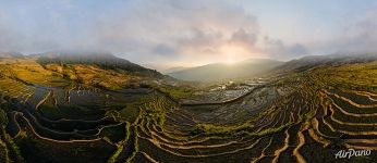 Panorama of Samaba Terraces