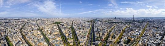 Streets to the Place Charles de Gaulle