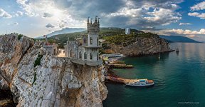 Swallow's Nest on top of Aurora Cliff