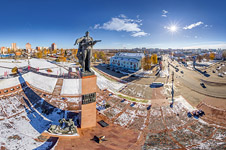 Monument "Heroes of the front and rear". Sheremetevsky prospect