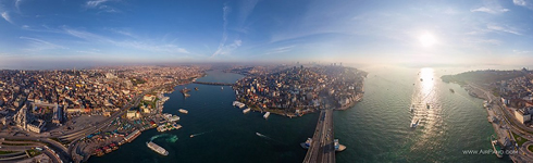 Above the Galata Bridge