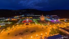 Yuzhno-Sakhalinsk at night