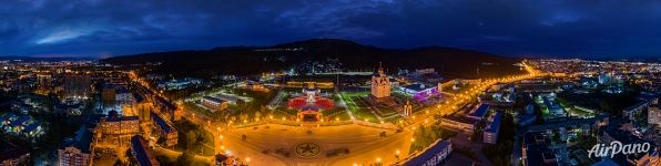 Yuzhno-Sakhalinsk at night