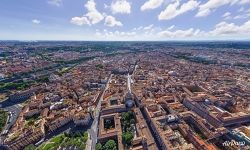 Bird’s eye view of Rome