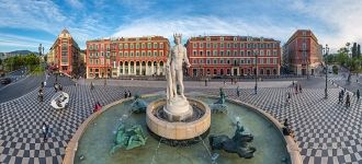 At the Place Masséna