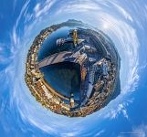 Above the Seebrücke Bridge. Planet