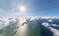 Clouds above the Baltic Sea