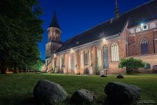 Königsberg Cathedral at night