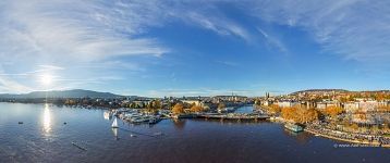 Panorama of Lake Zurich