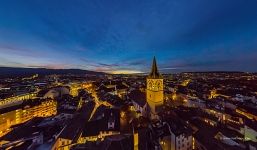 St. Peter Church at night