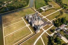 Above the Château de Chambord