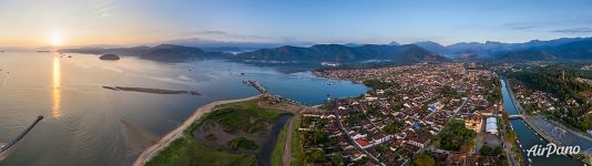 Bird’s eye view of Paraty