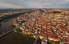 Above the Charles Bridge. Prague, Czech Republic