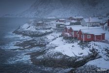 Snowy Lofoten