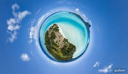 Planet of Motu Piti A’au, Bora Bora. Close to Taurere Point