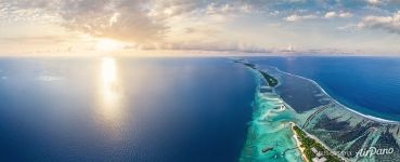 Above the Falhumaafushi Island