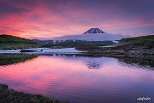 Kambalnoe Lake, Kamchatka, Russia