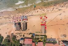 Above Calangute Beach