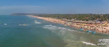 Indian Ocean near Calangute Beach