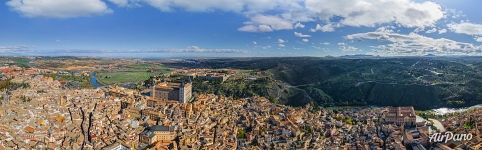 Toledo Panorama. Alcázar of Toledo