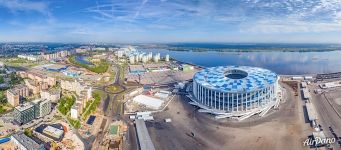 Panorama of Nizhny Novgorod Stadium