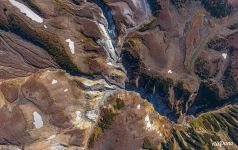 Death Valley from an altitude of 500 meters