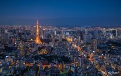 Tokyo Tower at night