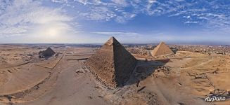 Pyramids in Giza, Egypt