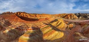 Danxia Colorful Mountains, China