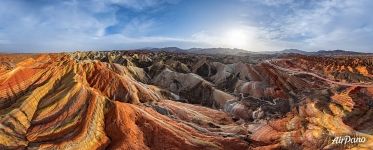 Danxia Colorful Mountains, China