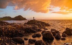 At the Giant’s Causeway