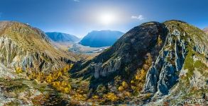 Mushroom rocks in Chulyshman Valley