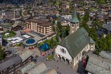 Parish church of St. Mauritius. Zermatt