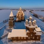 Kizhi Pogost in winter