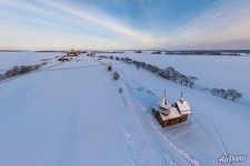 Kizhi island in winter