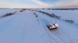 Kizhi island in winter