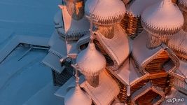 Domes covered with snow