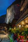 Lauterbrunnen in the evening