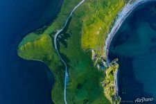 Kunashir Island from above