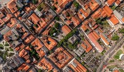 Over the orange rooftops of São Luís