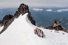 Wedding atop a volcano. Kamchatka